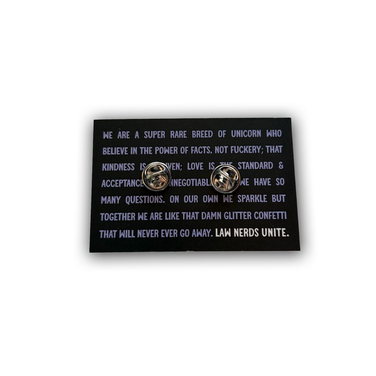 Law Nerds Rock Lapel Pin - Limited Edition