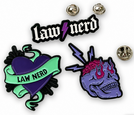 Law Nerd Pin Bundle