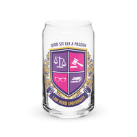 Law Nerd University Can-Shaped Glass