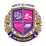Law Nerd University Sticker