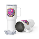 Law Nerd University Travel Mug with Handle