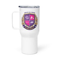 Law Nerd University Travel Mug with Handle