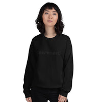 Law Nerd Love Blackout Embroidered Sweatshirt