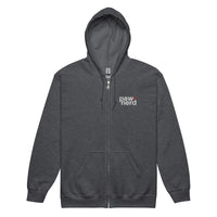 Paw Nerd Embroidered Fleece ZipUp Hoodie