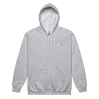 Paw Nerd Embroidered Fleece ZipUp Hoodie