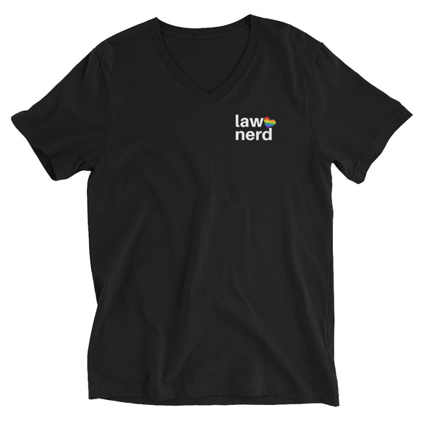 Law Nerd Love Pride V-Neck T-Shirt
