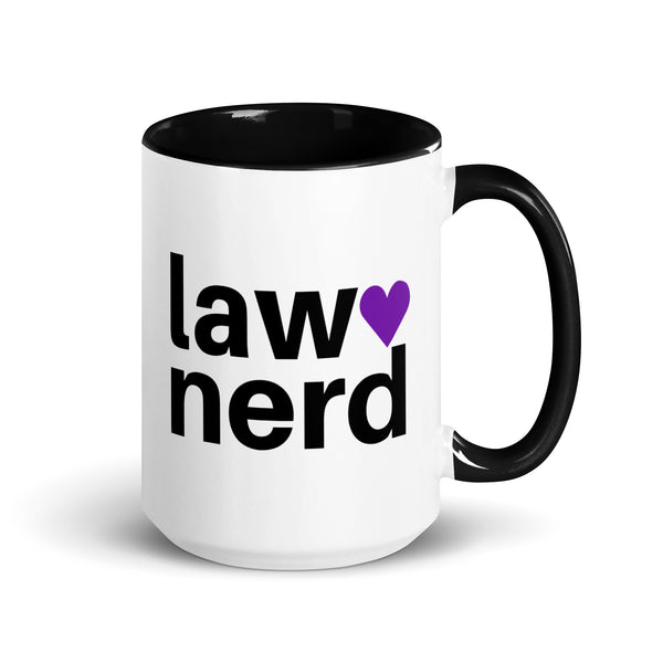 Patreon 3L Member Exclusive Law Nerd Love Purple Heart Mug