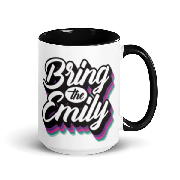 Bring the Emily Mug with Black Handle
