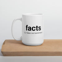 Facts Defined [not foolishness] Mug