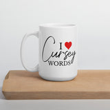 I Heart Cursey Words Mug