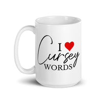 I Heart Cursey Words Mug