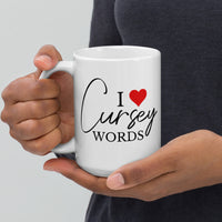 I Heart Cursey Words Mug