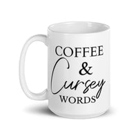 Coffee & Cursey Words Mug