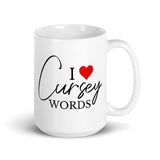 I Heart Cursey Words Mug