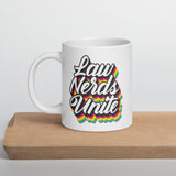 Law Nerds Unite Pride Mug