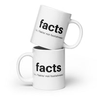 Facts Defined [not foolishness] Mug