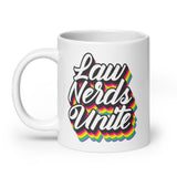 Law Nerds Unite Pride Mug