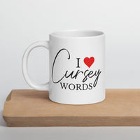 I Heart Cursey Words Mug