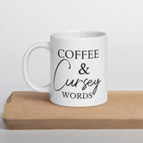 Coffee & Cursey Words Mug