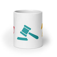 Law Nerd Icons Mug