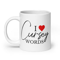 I Heart Cursey Words Mug