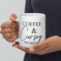 Coffee & Cursey Words Mug