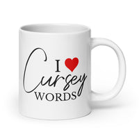 I Heart Cursey Words Mug