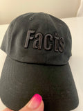 Facts Black Out 3D embroidered Dad Hat