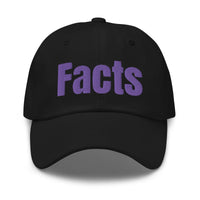 Facts Purple 3D Puffy Dad Hat