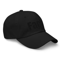 Facts Black Out 3D embroidered Dad Hat