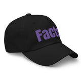 Facts Purple 3D Puffy Dad Hat