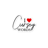 I Heart Cursey Words Sticker!