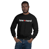 Law Nerd Love Crew Neck Sweatshirt