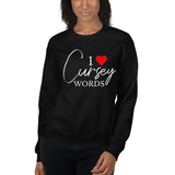 I Heart Cursey Words Crew Neck Sweatshirt