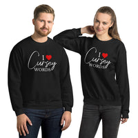 I Heart Cursey Words Crew Neck Sweatshirt