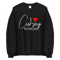 I Heart Cursey Words Crew Neck Sweatshirt