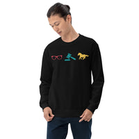 Law Nerd Icons Crew Neck Sweatshirt