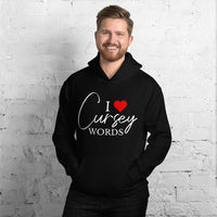 I Heart Cursey Words Hoodie- Extended Sizes