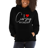 I Heart Cursey Words Hoodie- Extended Sizes