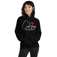 I Heart Cursey Words Hoodie- Extended Sizes