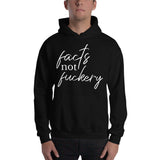 Facts not Fuckery Cursive Hoodie - Extended Sizes