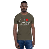 Army I Heart Cursey Words Crew Neck T-Shirt