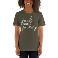Army Facts Not Fuckery Cursive T-Shirt