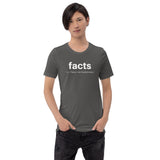 Asphalt Facts not Foolishness Crew Neck T-Shirt