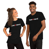 Black Law Nerd Love Crew Neck T-Shirt 