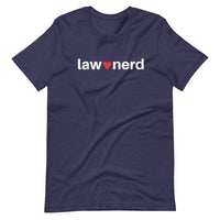 Heather Midnight Navy  Law Nerd Love Crew Neck T-Shirt 