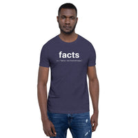 Midnight Navy Heather Facts not Foolishness Crew Neck T-Shirt