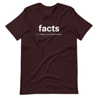 OxBlood Black Facts not Foolishness Crew Neck T-Shirt