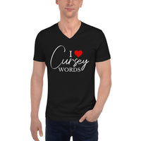 I Heart Cursey Words V-Neck T-Shirt