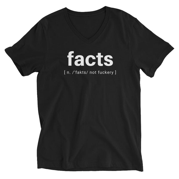 Facts Defined [not fuckery] V-Neck T-Shirt